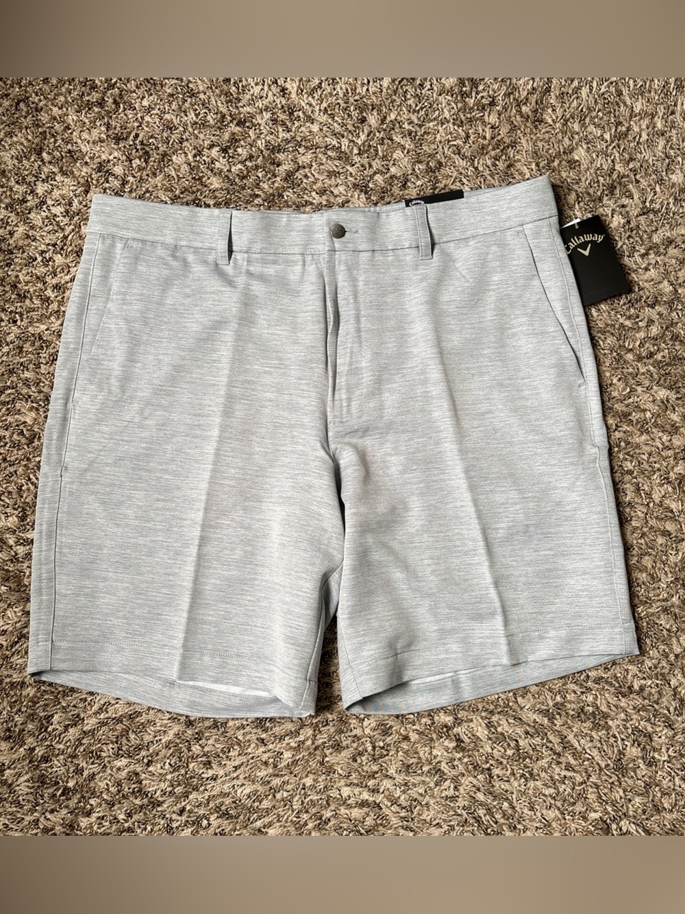 Callaway Men's Light Gray Performance Golf Shorts